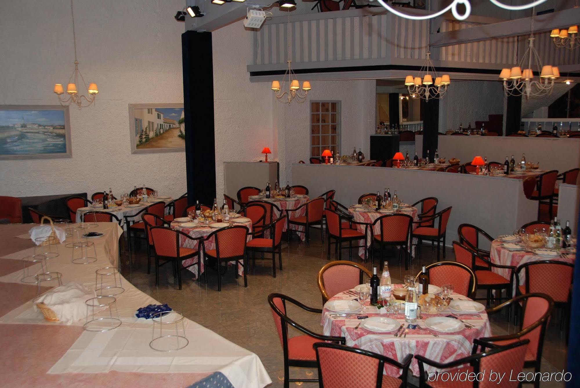 Hotel Les Gollandieres Le Bois-Plage-en-Ré Restaurang bild