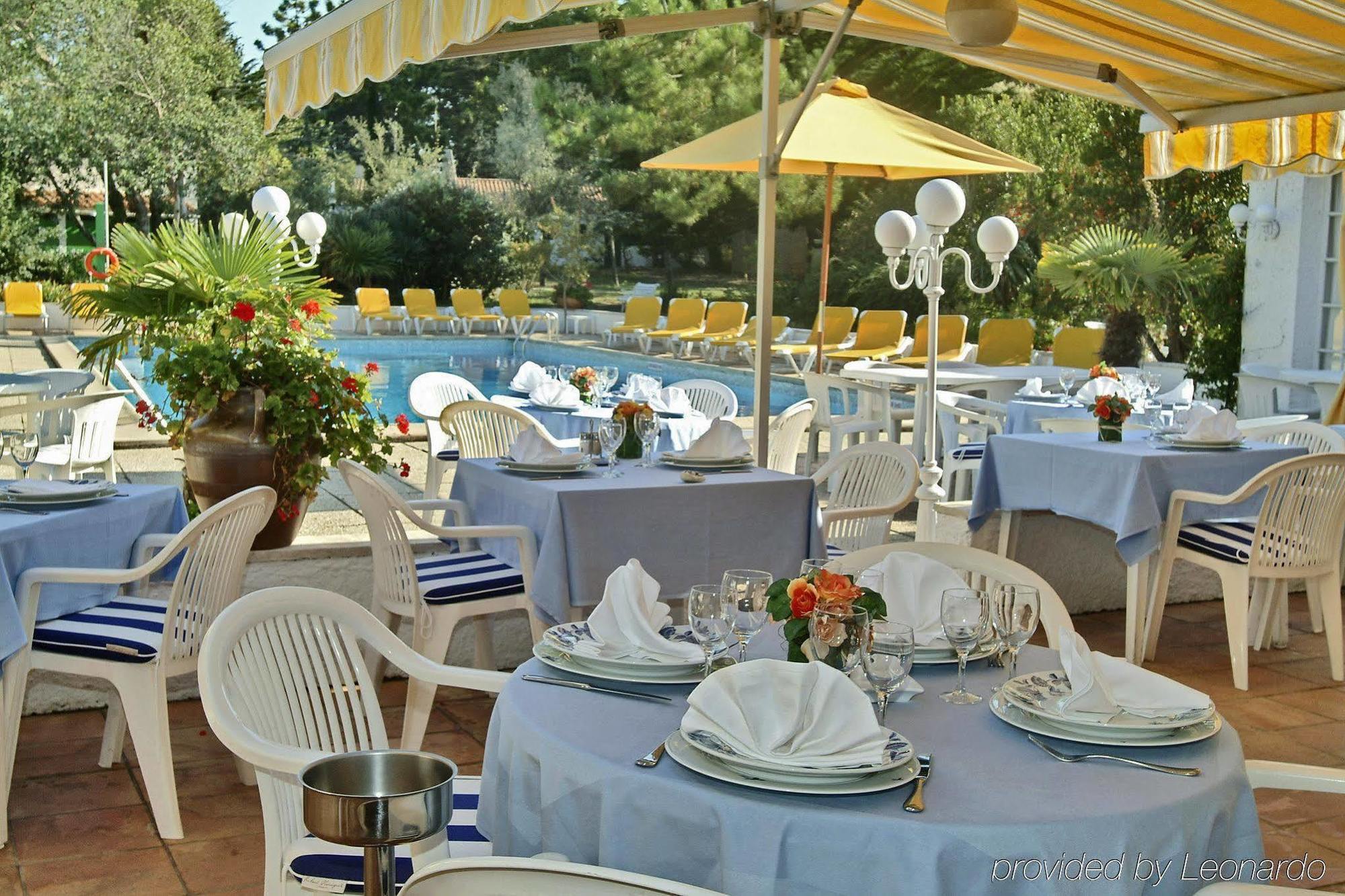 Hotel Les Gollandieres Le Bois-Plage-en-Ré Restaurang bild